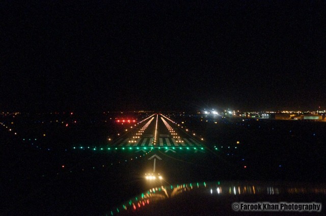Flying Over Salt Lake at Night – Farook Khan Blog